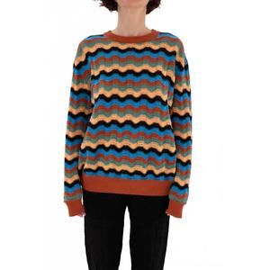 NEW BEKLINA angata oversized cotton crew sweater in tutto